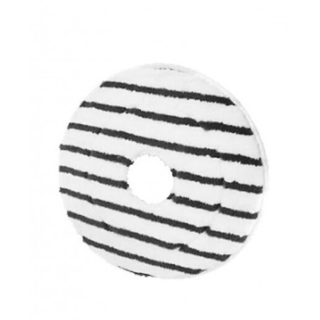 Disque microfibre rayé gris
