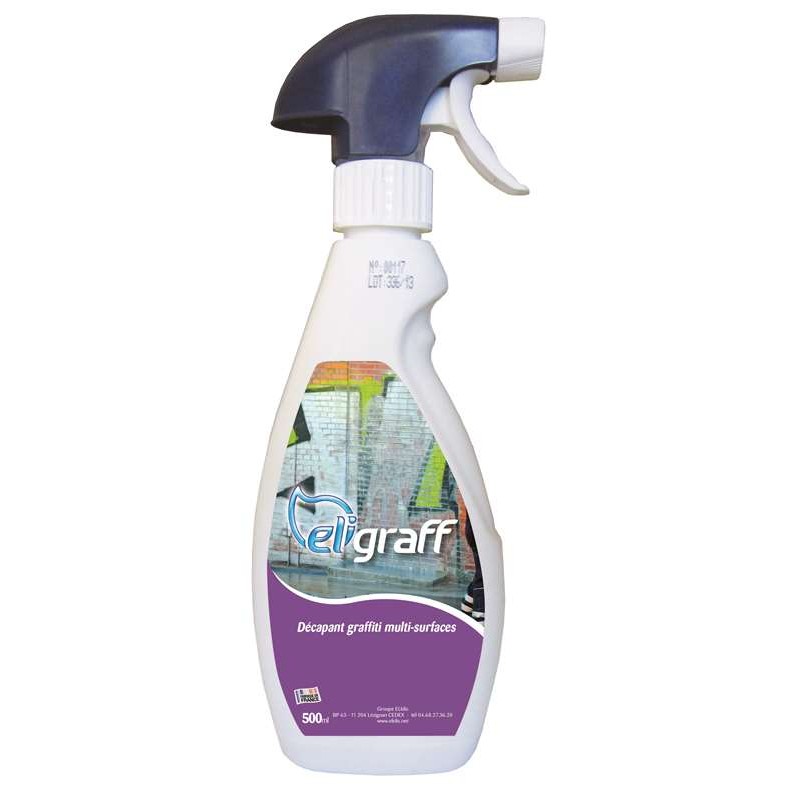 Décapant graffiti multi surfaces ELIGRAFF 500 ml Décapant graffiti multi surfaces ELIGRAFF 500 ml