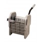 Chariot de lavage BOB 2 gris 2x18L + presse à plat Chariot de lavage BOB 2 gris 2x18L + presse à plat