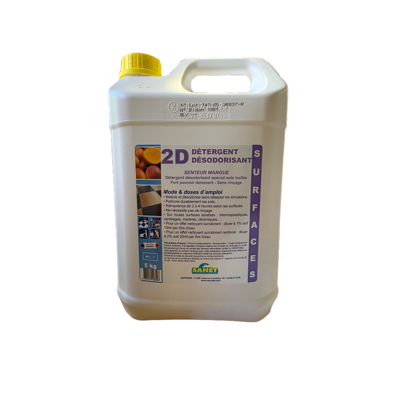 Détergent sol Sanet 2D mangue 5KG