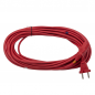 Câble électrique enfichable rouge aspirateur ERA 12m