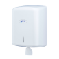 Distributeur essuie main dévidage central bobine type 450F ABS blanc