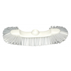 Balai polyester souple demi tête alimentaire HACCP à vis 40cm