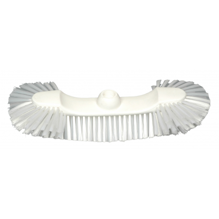 Balai polyester souple demi tête alimentaire HACCP à vis 40cm