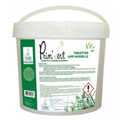Tablette lave vaisselle PRIM VERT seau 125x18g Ecolabel