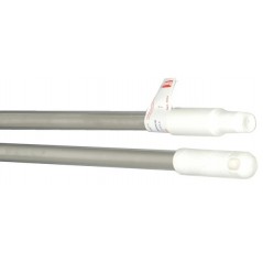 Manche aluminium anodisé alimentaire 1,40 m Ø25 à vis