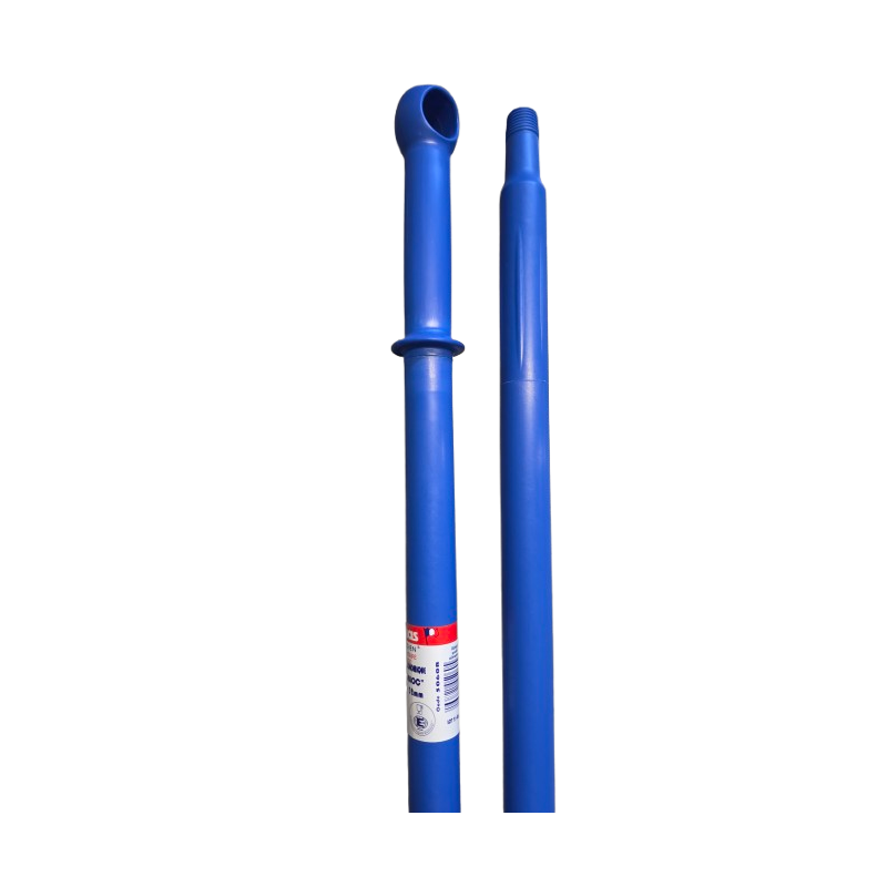 Manche ergonomique monobloc alimentaire 1,40 m Ø32mm Bleu Manche ergonomique monobloc alimentaire 1,40 m Ø32mm Bleu