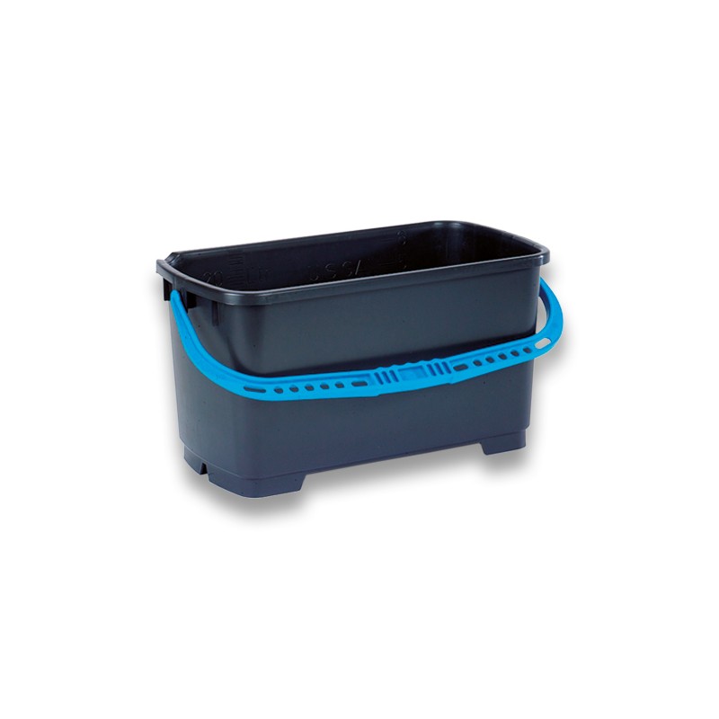 Seau vitrier rectangulaire 22l noir Seau vitrier rectangulaire 22l noir