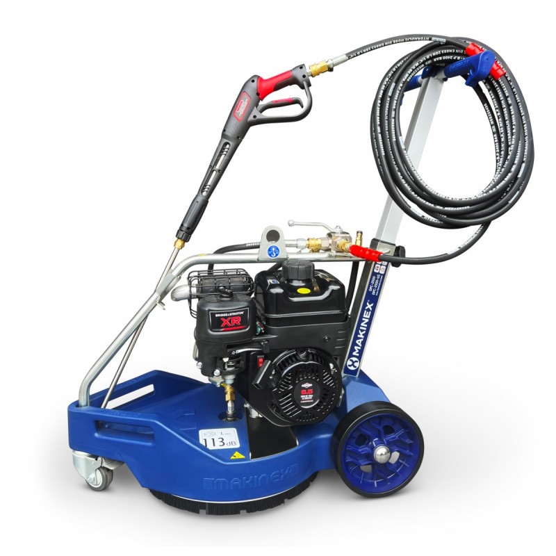 Nettoyeur haute pression thermique MAKINEX DPC2500 175 bars avec nettoyeur de sols 450 mm