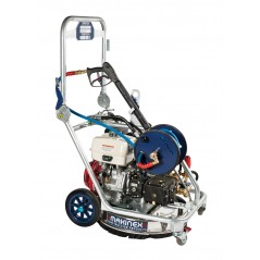 Nettoyeur haute pression thermique MAKINEX DPW4000 275 bars avec nettoyeur de sols 610 mm