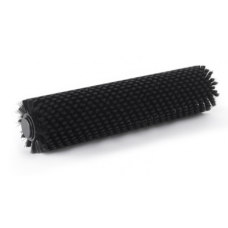 BROSSE CYLINDRIQUE NOIRE EN POLYPROPYLENE DURE ROLLY