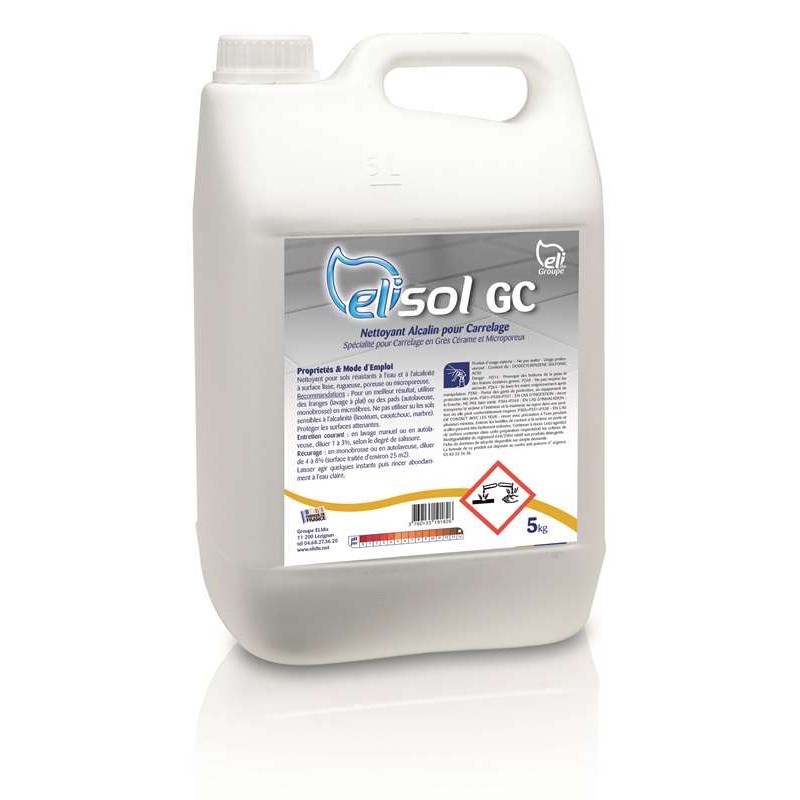 NETTOYANT DESINCRUSTANT DES GRES CERAMES ELISOL GC 5KG NETTOYANT DESINCRUSTANT DES GRES CERAMES ELISOL GC 5KG