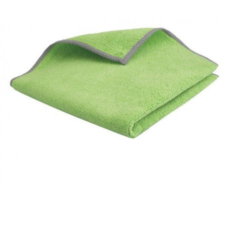 Chiffons microfibre professionnels verte 300g/m² x5