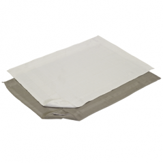 Lot de 3 torchons vaisselle microfibre 50x70 cm blanc