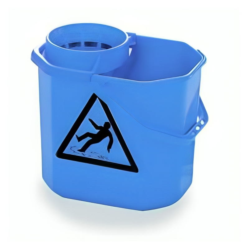Seau de lavage professionnel 10 L bleu avec essoreur amovible Seau de lavage professionnel 10 L bleu avec essoreur amovible