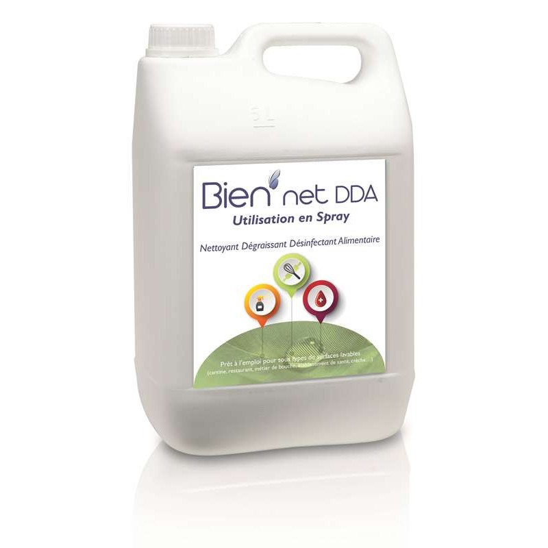 Bien Net DDA Nettoyant dégraissant désinfectant alimentaire 5KG Bien Net DDA Nettoyant dégraissant désinfectant alimentaire 5KG