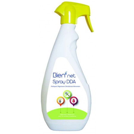 Bien Net DDA spray Nettoyant dégraissant désinfectant alimentaire 750ML