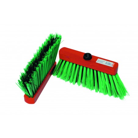 Balai miquet bi-matière à vis