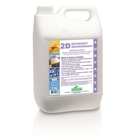 Détergent sol Sanet 2D citron 5KG
