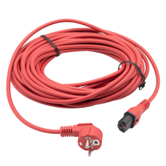 Cable électrique rouge enfichable pour aspirateur dorsal Boostix 15m